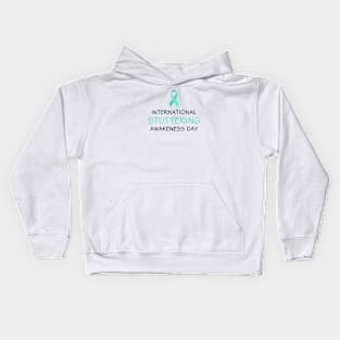 International Stuttering Awareness Day Kids Hoodie